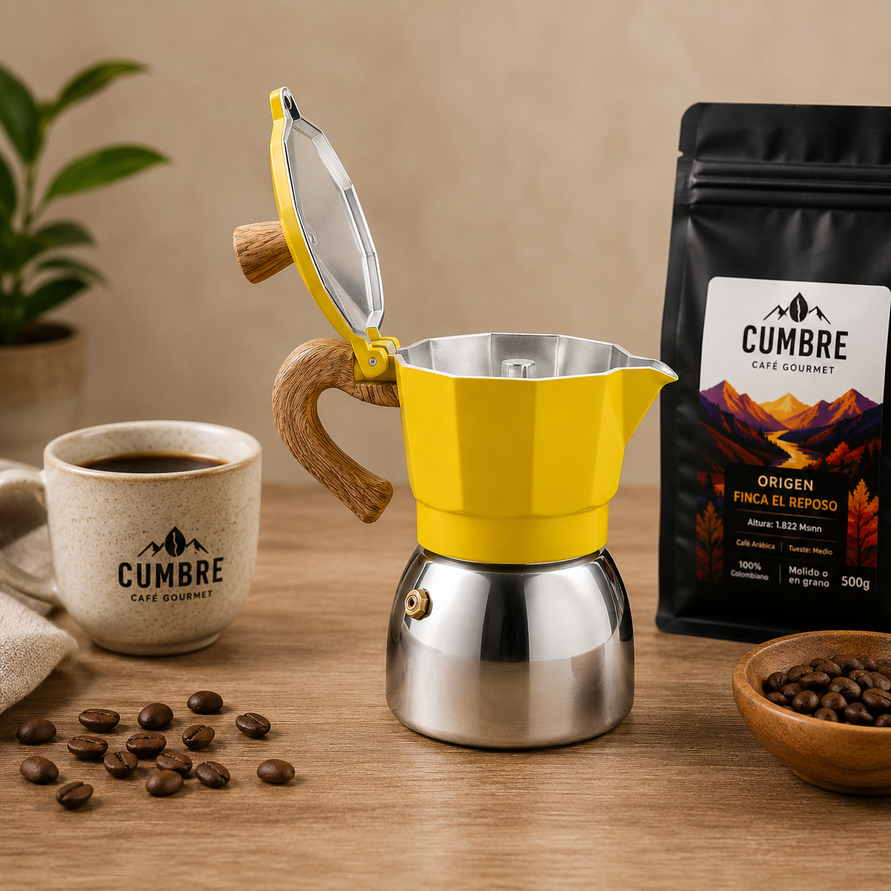 Cafetera Moka Italiana 150ML | Café Tipo Espresso en Casa