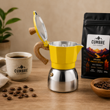Cafetera Moka Italiana 150ML | Café Tipo Espresso en Casa