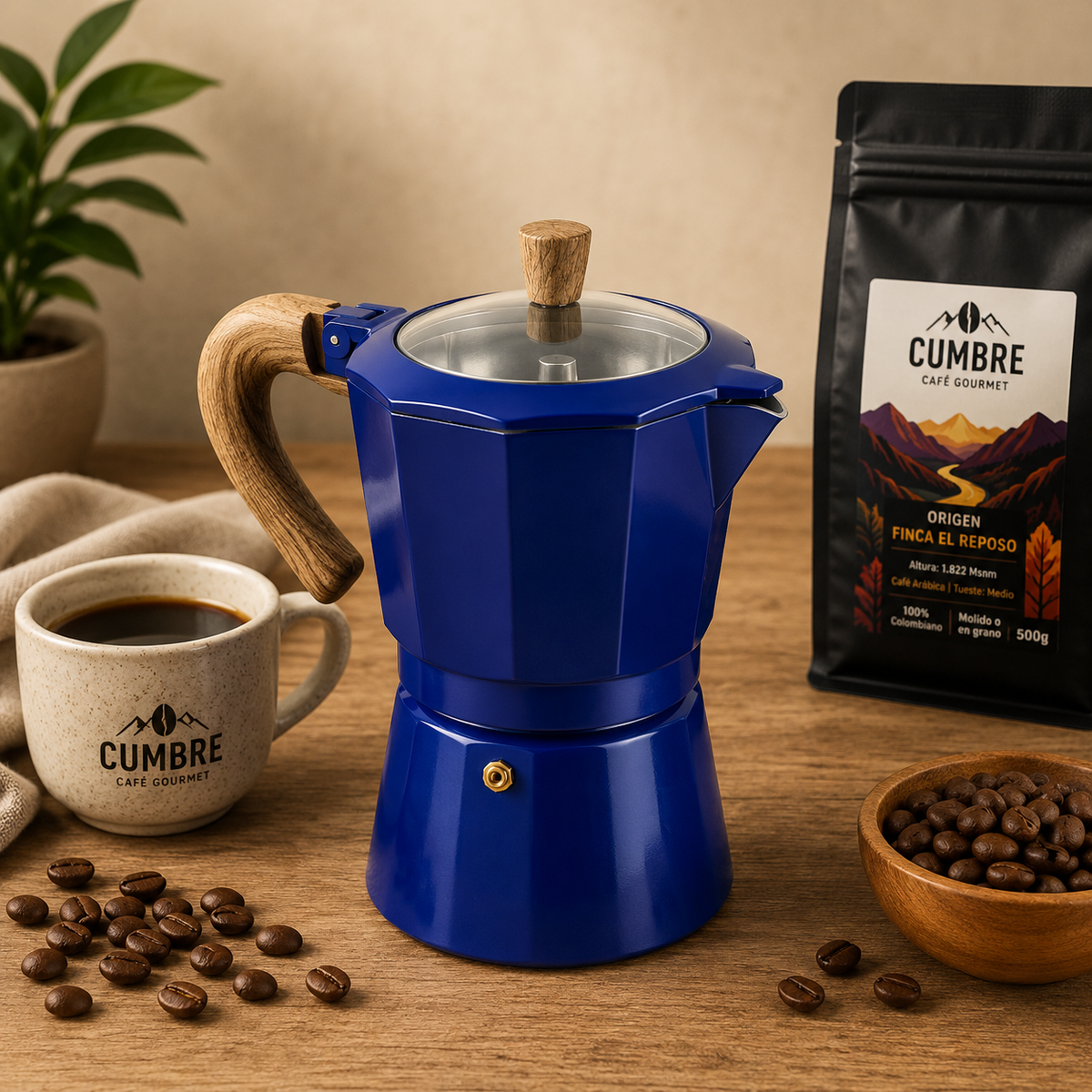Cafetera Moka Italiana 600ML | Café Tipo Espresso en Casa
