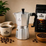 Cafetera Moka Italiana de Aluminio | Café Tipo Espresso en Casa