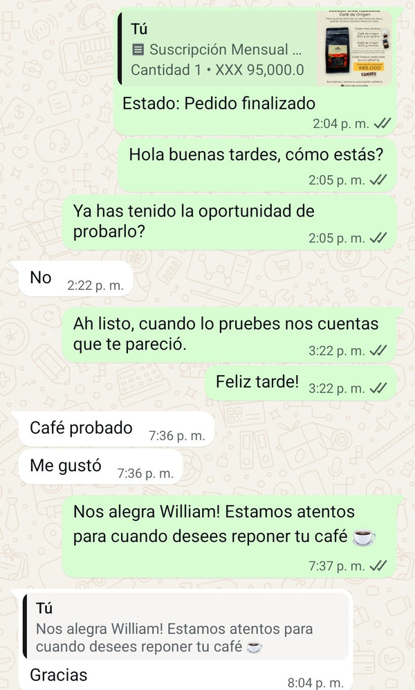 Reseña de cliente