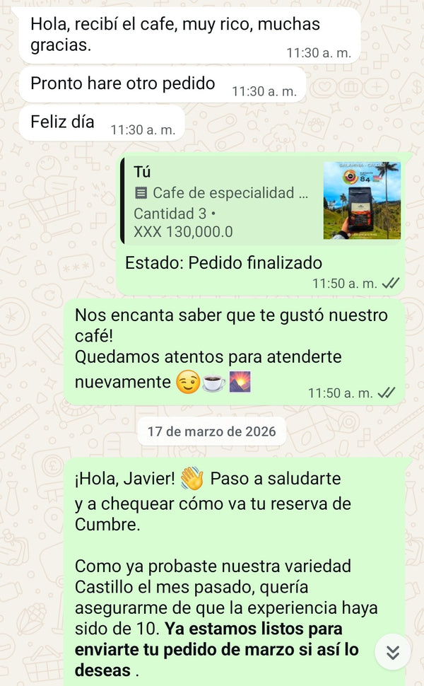 Reseña de cliente
