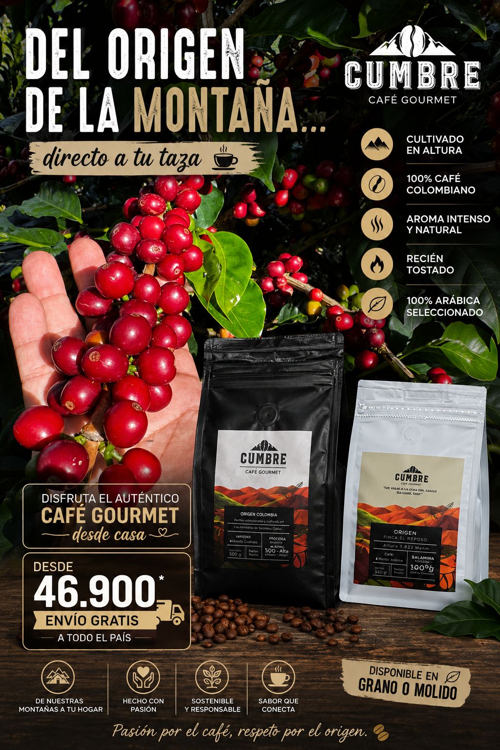 Café Cumbre Origen — 500 g