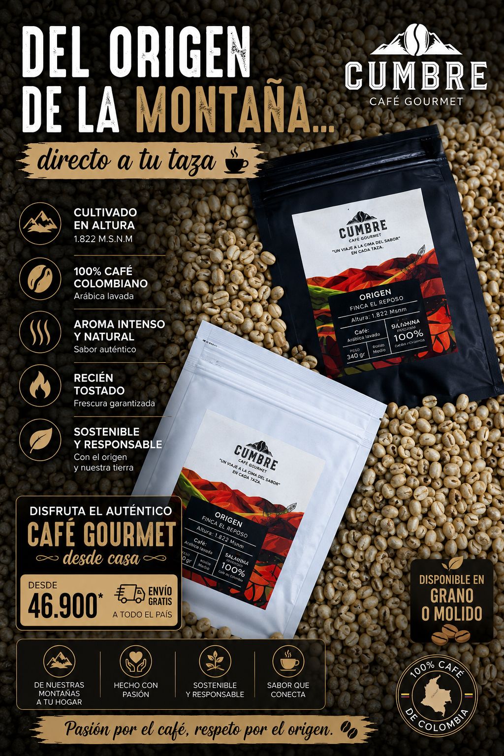Café Cumbre Origen — 340 g