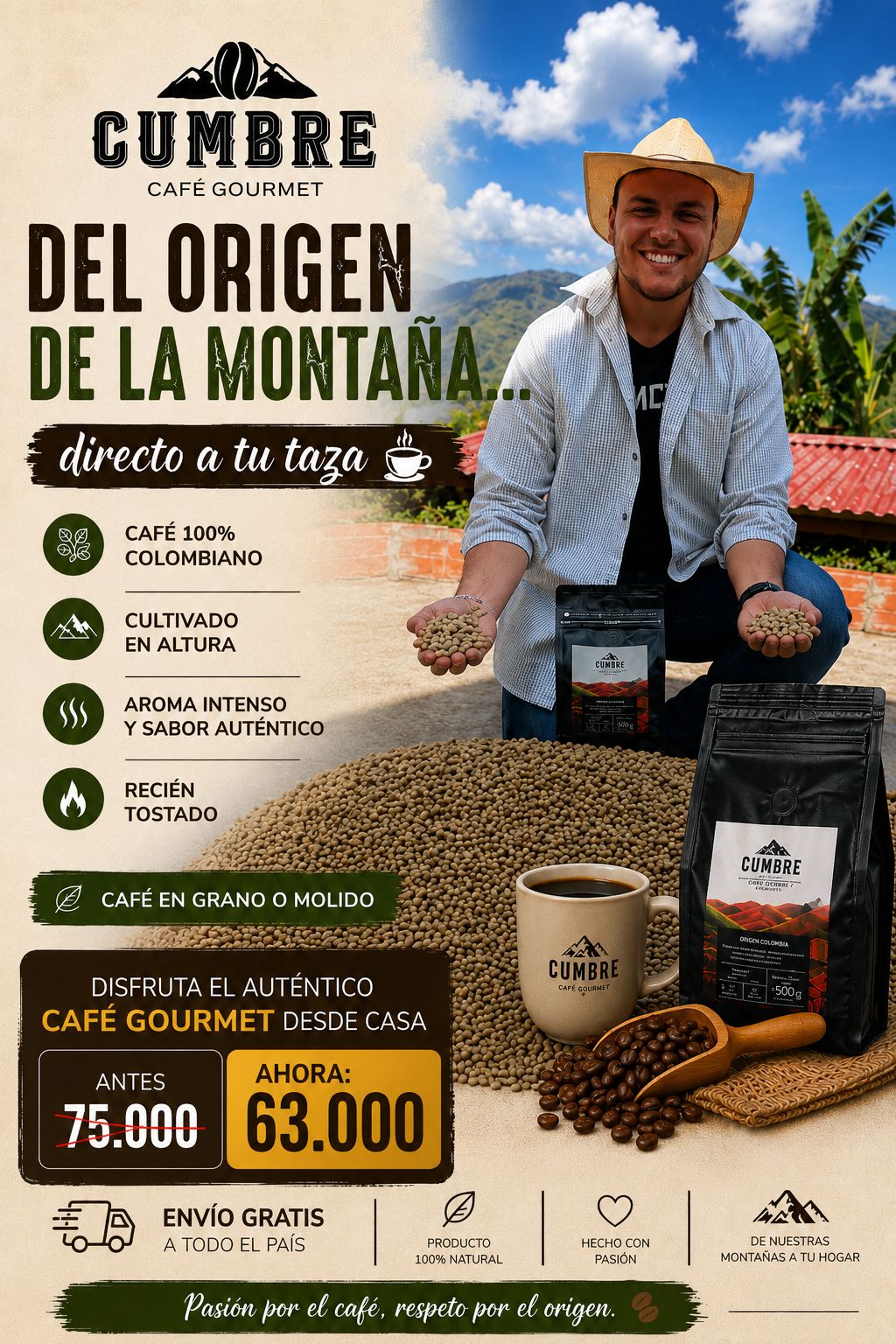 Café Cumbre Origen — 250 g